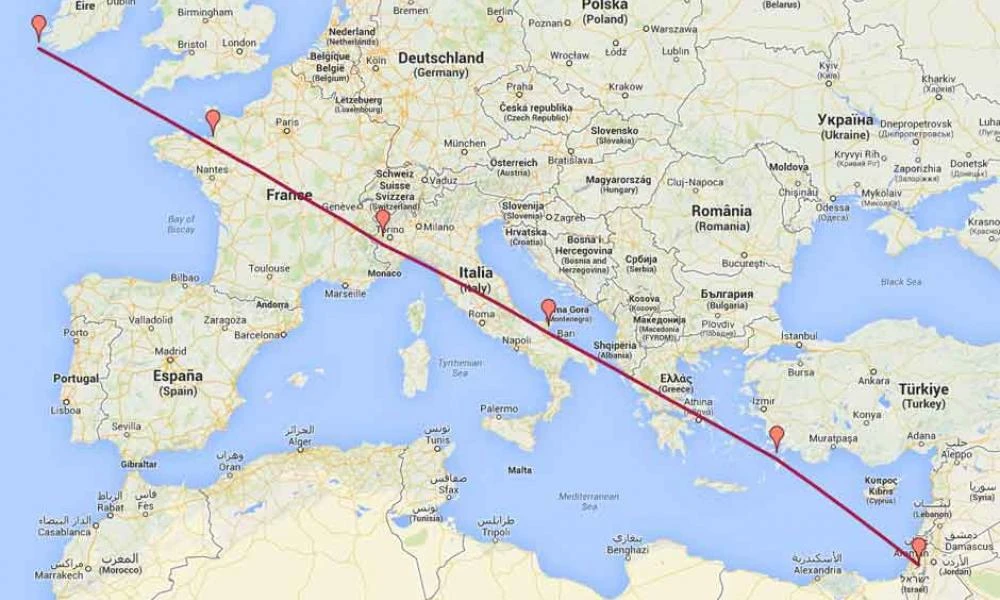 Τα 7 μοναστήρια σε 6 χώρες που ευθυγραμμίζονται απόλυτα πάνω στον χάρτη